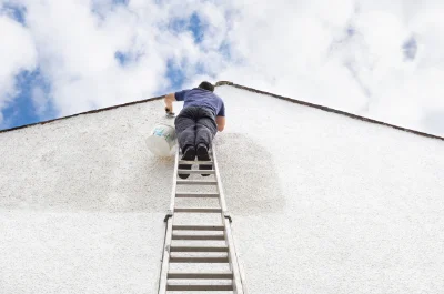Peinture extérieure au Roulier — façades et ravalement